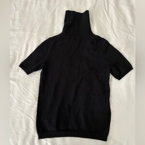 Women’s Wool Black Turtle Neck Sweater